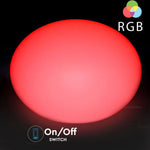 0.5W(18Lm) LED interjera apgaismojums, krāsaina RGB, IP67, litija baterija 10000 mAh uzlādējama, ar tālvadības pulti, 20 x 14 cm, V-TAC