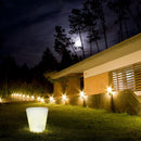 0.5W(18Lm) LED interjera apgaismojums, krāsaina RGB, IP67, litija baterija 10000 mAh uzlādējama, ar tālvadības pulti, 28 x 29 cm, V-TAC