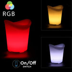 1,5W(54Lm) LED-inredningsbelysning, färgad RGB, IP54, uppladdningsbart litiumbatteri 20000 mAh, med fjärrkontroll, 33 x 35 cm, V-TAC