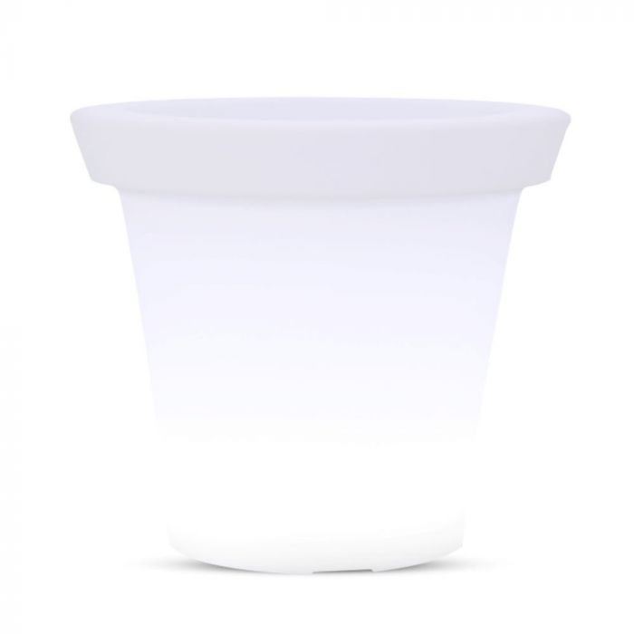 1.5W(54Lm) LED interjera apgaismojums, krāsaina RGB, IP54, litija baterija 20000 mAh uzlādējama, ar tālvadības pulti, V-TAC