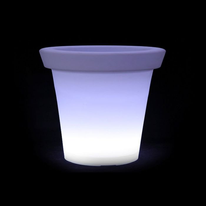 1,5W(54Lm) LED-inredningsbelysning, färgad RGB, IP54, uppladdningsbart litiumbatteri 20000 mAh, med fjärrkontroll, 35 x 35 x 33 cm, V-TAC