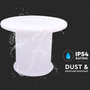 3W(108Lm) светодиодный интерьерный светильник, журнальный столик, цветной RGB, IP54, перезаряжаемый литиевый аккумулятор 3600 мАч, с пультом ДУ, 70 x 54 см, V-TAC