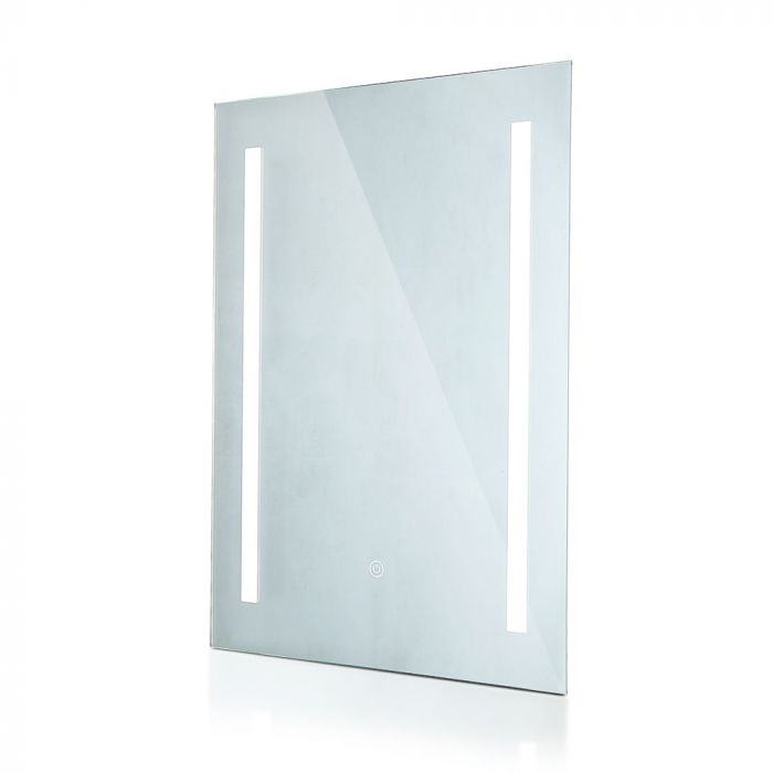 4W LED mirror luminaire, rectangular, chrome-plated, V-TAC, 500x390x35mm, IP44, with anti-glare surface, cool white 6400K