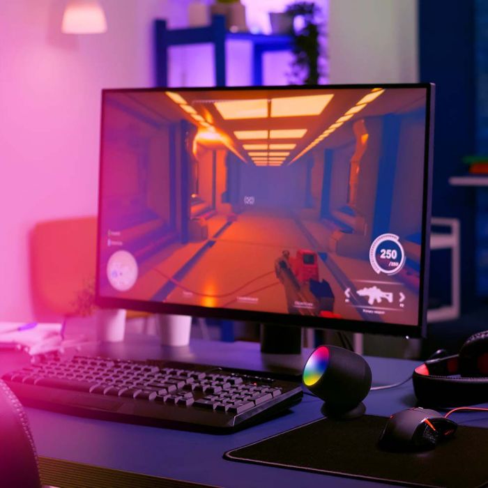Светодиодный светильник 2,2 Вт (210 лм), V-TAC, IP20, совместим с AMAZON ALEXA и GOOGLE HOME, RGB+3000K-6500K