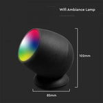 Светодиодный светильник 2,2 Вт (210 лм), V-TAC, IP20, совместим с AMAZON ALEXA и GOOGLE HOME, RGB+3000K-6500K