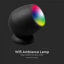 2.2W(210Lm) LED gaismeklis, V-TAC, IP20, savietojams ar AMAZON ALEXA & GOOGLE HOME, RGB+3000K-6500K