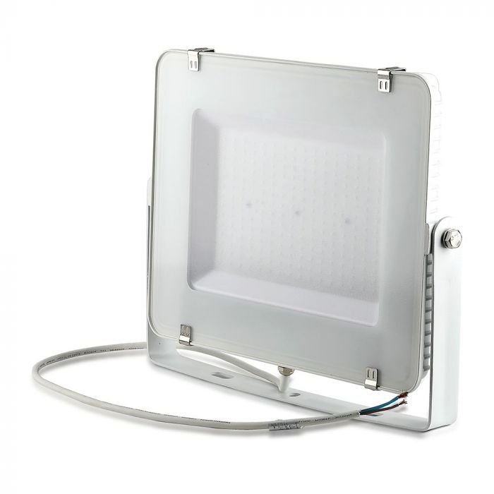 200W(16,000Lm) LED Spotlight V-TAC SAMSUNG, IP65, warranty 5 years, white body, cold white light 6400K