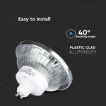 GU10 AR111 12W(650Lm) LED Spuldze, V-TAC, auksti balta gaisma 6000K