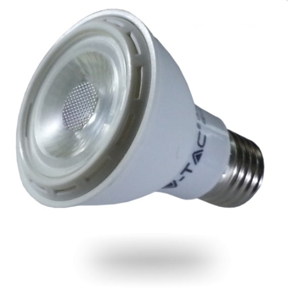 E27 8W(450Lm) COB LED Spuldze, PAR20, V-TAC, neitrāli balta gaisma 4500K