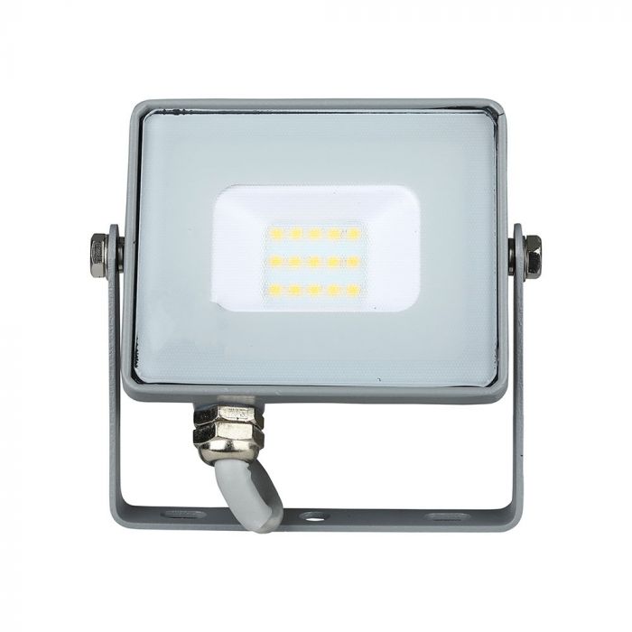 10W(800Lm) LED Spotlight V-TAC SAMSUNG, IP65, warranty 5 years, gray body, neutral white light 4000K