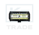 126W 10-30V 40 3030 LED darba lukturis, IP67, 165x86x58mm, E9, R10, CE, auksti balta gaisma 6000K