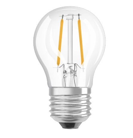 E27 1.5W(136Lm) OSRAM LED Filament Bulb, IP20, warm white light 2700K