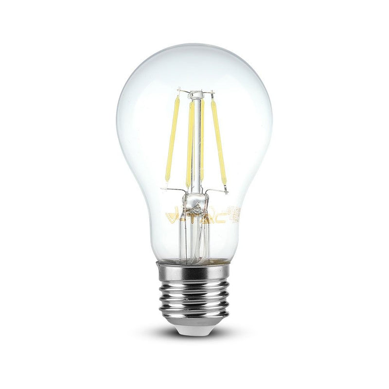 E27 8W(800Lm) LED Spuldze Filament, A67, V-TAC, auksti balta gaisma 6000K