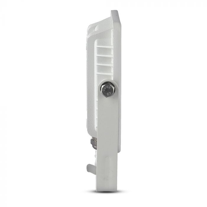 20W (1600Lm) LED Spotlight V-TAC SAMSUNG, IP65, 5 års garanti, vitt hölje, 6400K kallvitt ljus