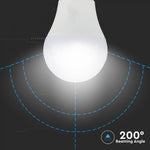 E27 9W(806Lm) LED Smart 3-stmeline timmitav pirn, A60, V-TAC, jaheda valge 6400K