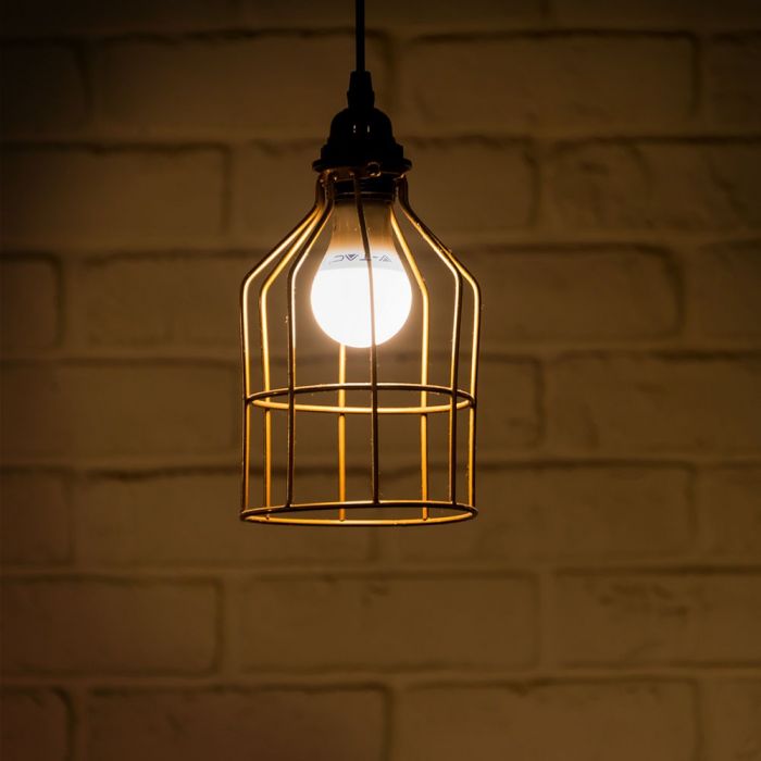 E27 9W(806Lm) LED gudrā 3 soļu dimmējamā spuldze, A60, V-TAC, auksti balta gaisma 6400K