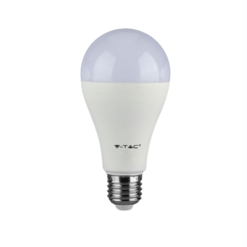 E27 15W(1350Lm) LED Spuldze, A65, V-TAC, neitrāli balta gaisma 4000K