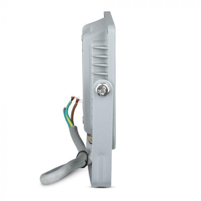 20W(1600Lm) LED Spotlight V-TAC SAMSUNG, IP65, 5 års garanti, grått hölje, 6400K kallvitt ljus