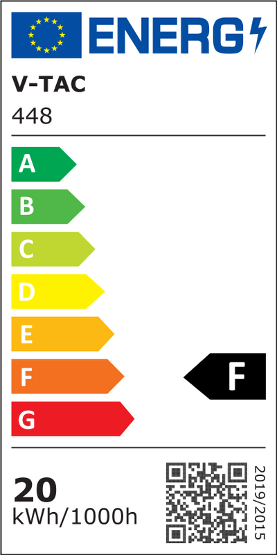 20W(1600Lm) SMD LED floodlight with PIR motion sensor, V-TAC SAMSUNG, IP65, 5 years warranty, white housing, warm white light 3000K