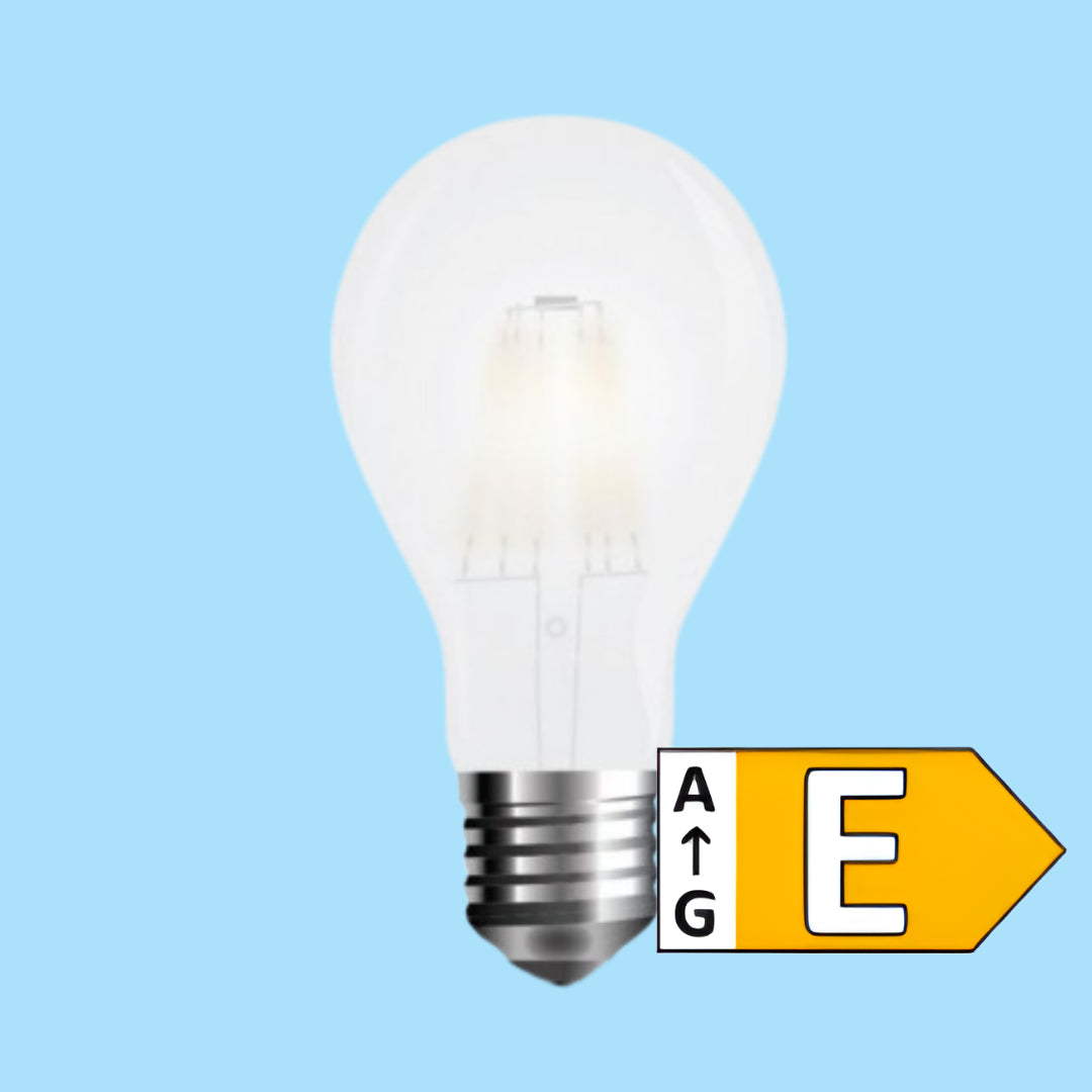 E27 6W(660Lm) LED-lambi hõõgniit, A60, V-TAC, jaheda valge 6400K