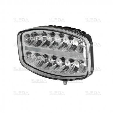 50W+8W(5200Lm) 10-30V 14 LED COMBO work lamp, IP67, cool white light 6000K