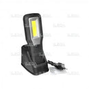 5W(250Lm) + 10W(550Lm) COB LED uzlādējams lukturis, komplektā uzlādes bloks, MICRO USB C tipa kabelis, 3.7v, 18650 Ličio baterija, 2000mAh, 198x63x29 mm