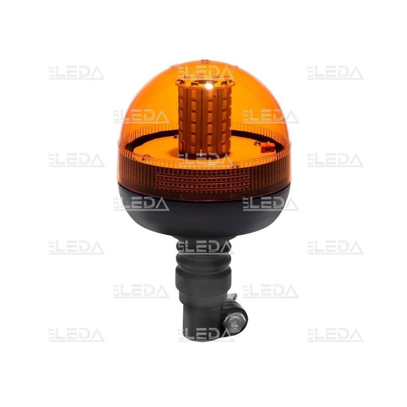 LITLEDA certified LED warning signal (orange) mounted on tube ECE R10