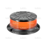 12-24V 60 SMD LED orange blinkande ljus, IP56, CE, RoHS, E9, 94x129mm