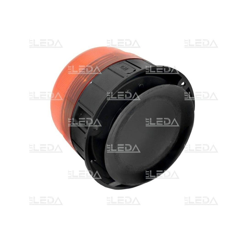 19W 12-24V 39 LED oranža bākuguns ar magnētu, 2 darba režīmi, 8800MA, IP66, ECE R65, ECE R10, CE, RoHS