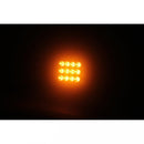 12 LED minihoiatusvalgusti, kollane, 12/24V; 3,5 m kaabel; ECE R65, ECE R10, EMC