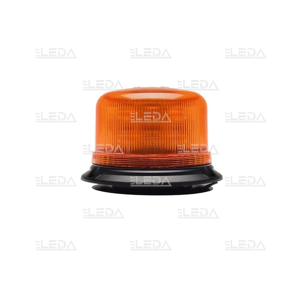 LITLEDA sertificēts LED brīdinājuma gaismas signāls (oranžs) ar spēcīgu magnētisku pamatni un papildus stiprināms ar skrūvēm ECE R65, ECE R10