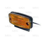 LED side light with reflector, yellow, 12-24V, R3, R91