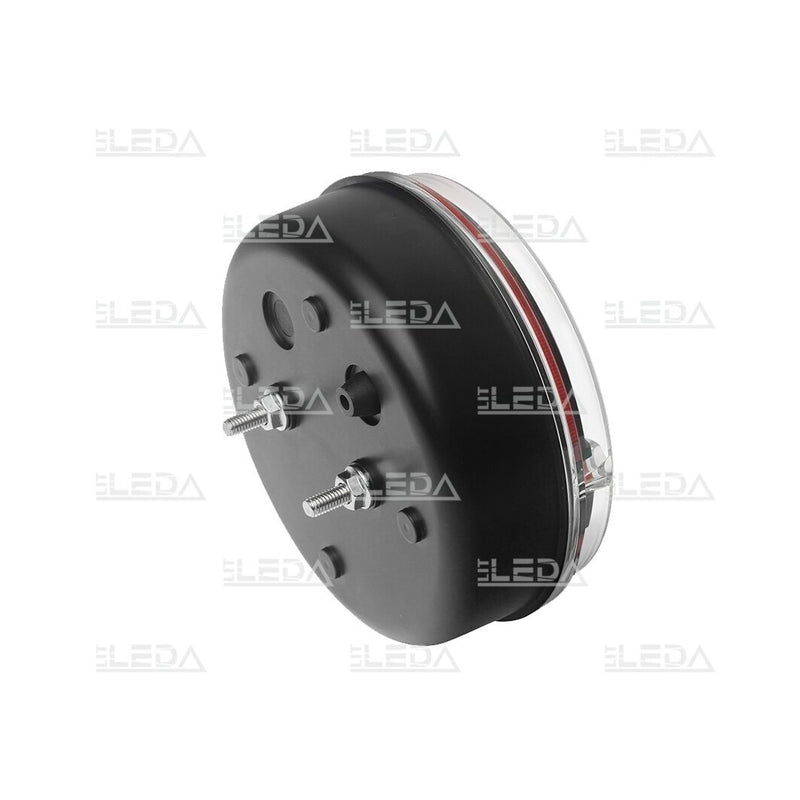 LITTLEDA LED universal, round, rear, right light, with 3 functions, 12-24V, IP67, CE, RoHS, ECE R7, ECE R6, ECE R10 EMC, Ø139 x 32.7 mm