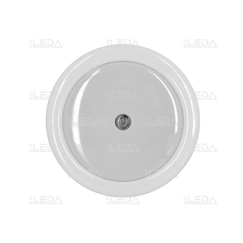 6,5W 12-24V LED-automaatne sisevalgustus, 2700K/5500K, IP56, Ø 128 mm, CE, R10, ROHS