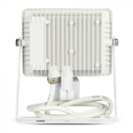Светодиодный прожектор 30W(2400Lm) с PIR датчиком движения, V-TAC SAMSUNG, IP65, гарантия 5 лет, белый корпус, теплый белый свет 3000K