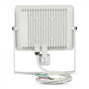 50W(4000Lm) LED Spotlight with PIR motion sensor, V-TAC SAMSUNG, IP65, warranty 5 years, white body, warm white light 3000K
