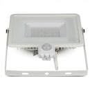 50W(4000Lm) LED Spotlight with PIR motion sensor, V-TAC SAMSUNG, IP65, warranty 5 years, white body, warm white light 3000K