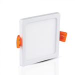 22W(2200Lm) LED paneel süvistatav ruut, V-TAC, külmvalge 6400K, koos toiteplokiga.