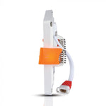 22W(2200Lm) LED paneel süvistatav ruut, V-TAC, külmvalge 6400K, koos toiteplokiga.
