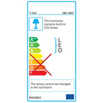 22W(2200Lm) LED paneel süvistatav ümmargune, V-TAC, jaheda valge valgus 6000K, koos toiteplokiga.