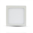 6W(420Lm) LED Panelis virsapmetuma kvadrāta, V-TAC, auksti balta gaisma 6000K, komplektā ar barošanās bloku