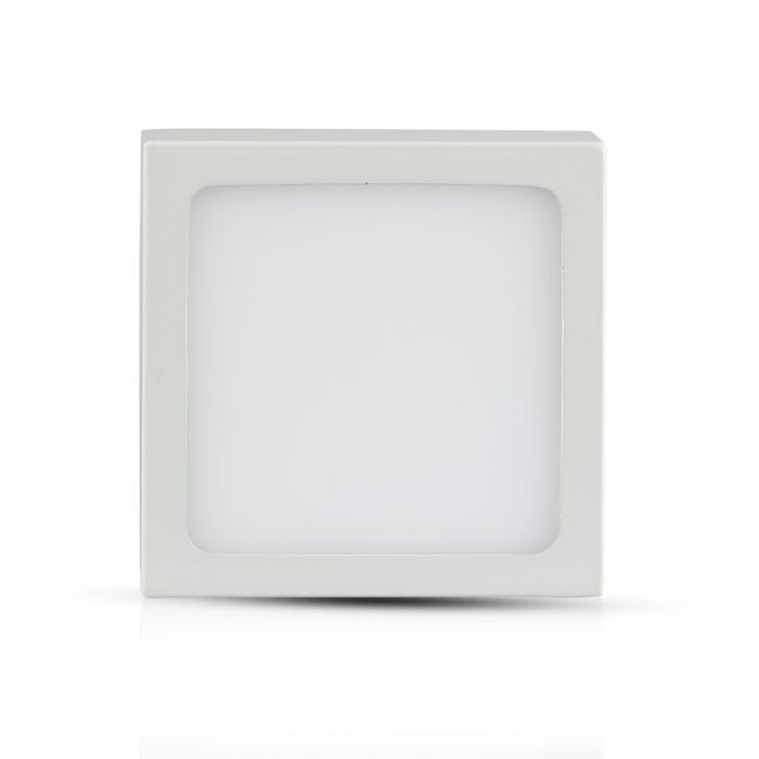 12W(1000Lm) LED Panelis virsapmetuma kvadrāta, V-TAC, auksti balta gaisma 6400K, komplektā ar barošanās bloku