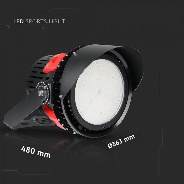 500W(67 500Lm) LED valgusfoor V-TAC SAMSUNG, IP65, dimmerdatav, 5 aastat garantiid, must korpus, jaheda valge valgus 5000K