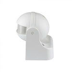 Infrasarkanais kustības sensors, balts, regulējams laiks un LUX, Max 300W LED, IP44,   360°, V-TAC