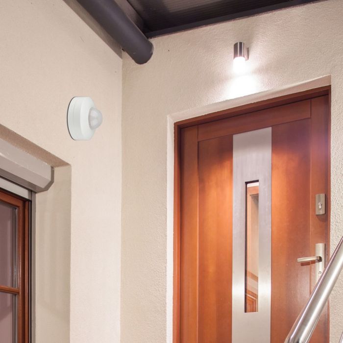 Infrasarkanais kustības sensors, griestu, balts, regulējams laiks un LUX,  Max 300W LED,  360°, V-TAC