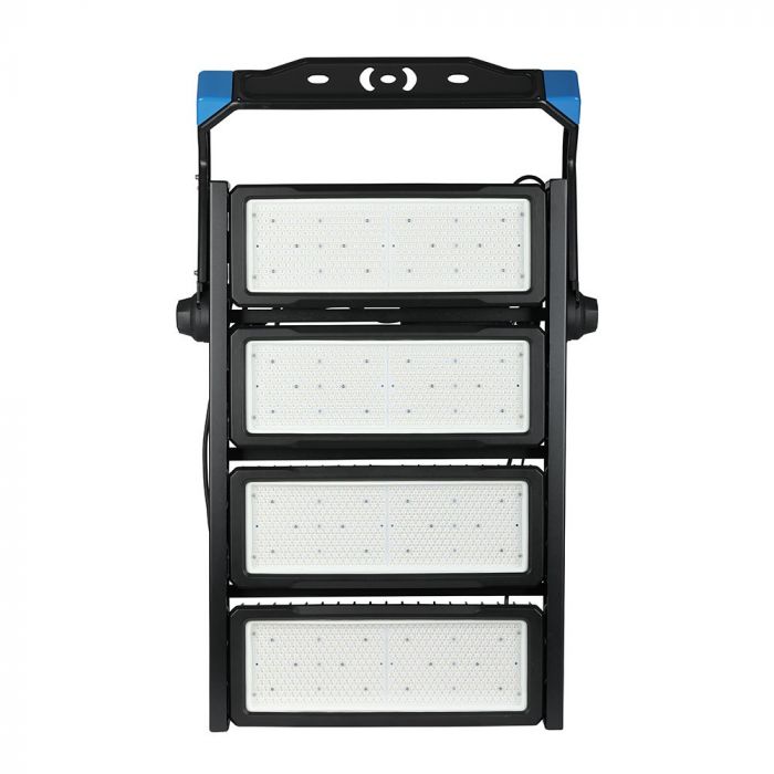 Delivery within 7 days_1000W(120000Lm) LED stadium floodlight with MEANVELL (dimmable) block, V-TAC SAMSUNG, warranty 5 years, IP66, black body, neutral white light 4000K