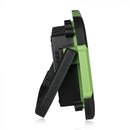 10W(700Lm) LED Spotlight, 3.7V Li-Ion 3600mAh, rechargeable, USB, V-TAC SAMSUNG, IP44, black/green body, cold white light 6400K