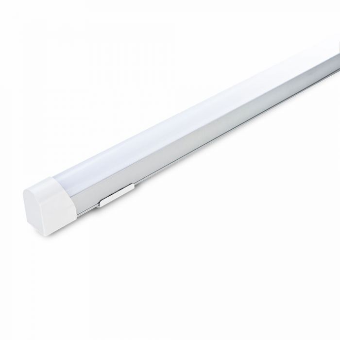 10W(900Lm) 60cm LED lineaarne valgusti koos kinnitusega, IP20, V-TAC, ilma pistikuta (kaabliühendus), soe valge valgus 3000K