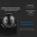 Infrared motion sensor, black, adjustable time and LUX (up to 300W), V-TAC