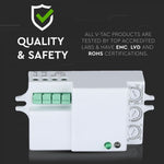 LED 300W Microwave motion sensor, IP20, Max 300W LED, 180°/360°, white, V-TAC